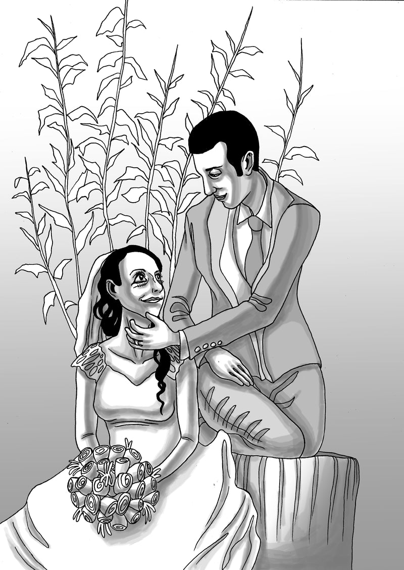 disegni divertenti per sposi