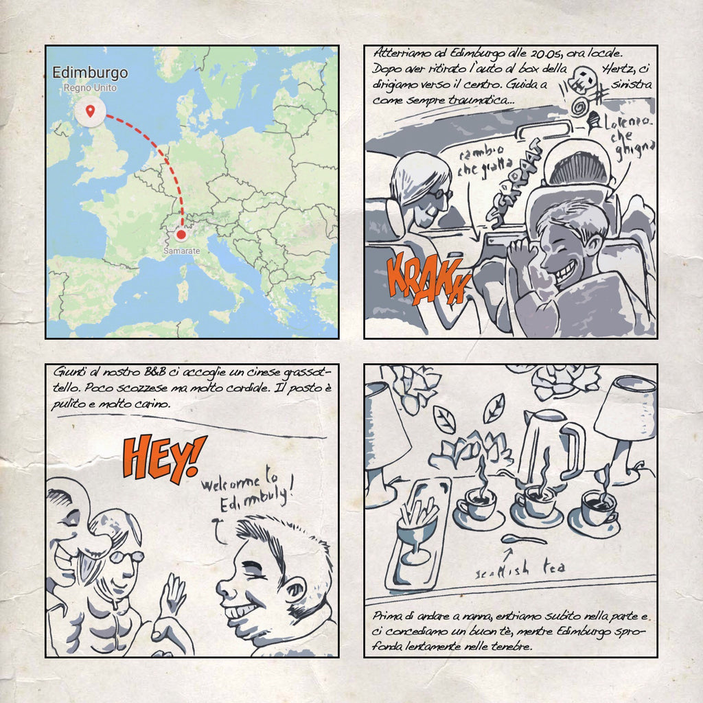Diario di viaggio a fumetti personalizzato: i ricordi più belli in