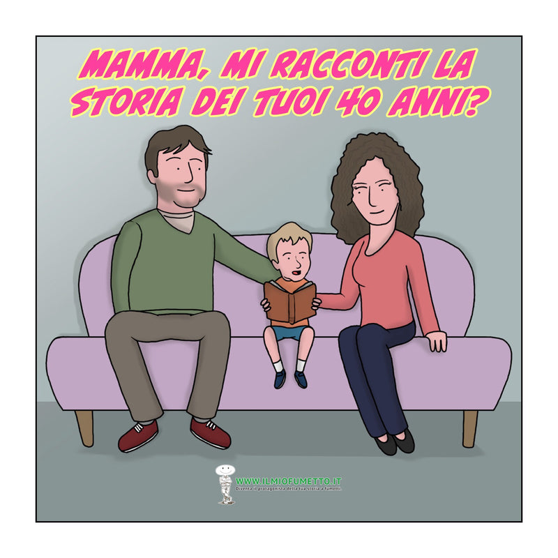 fumetto personalizzato per 40 anni