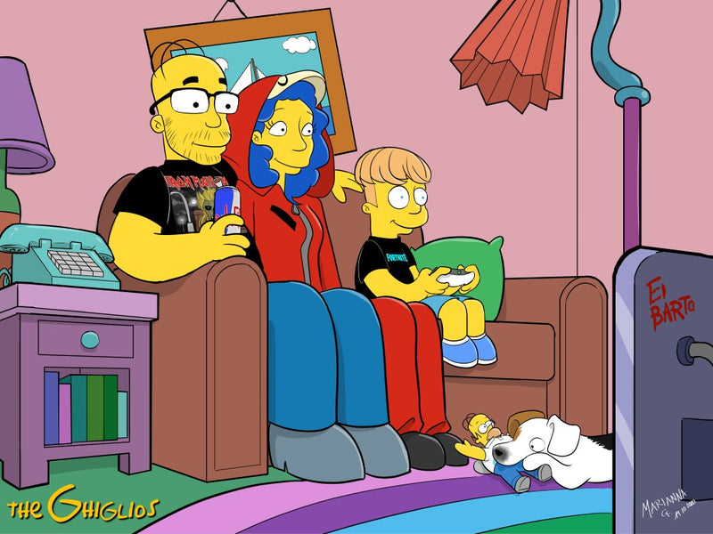 foto simpson personalizzata